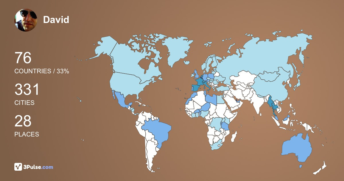 Изображение Карты путешествий David Ramboer
