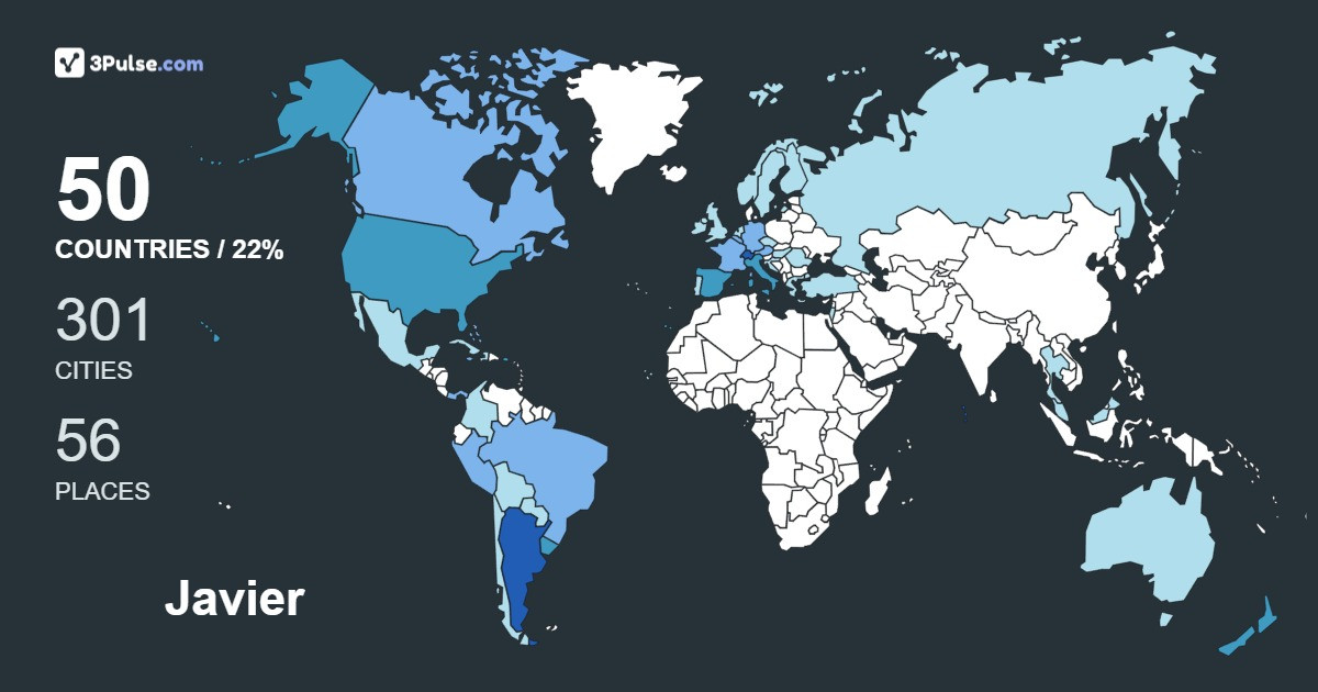Изображение Карты путешествий Javier Maceira