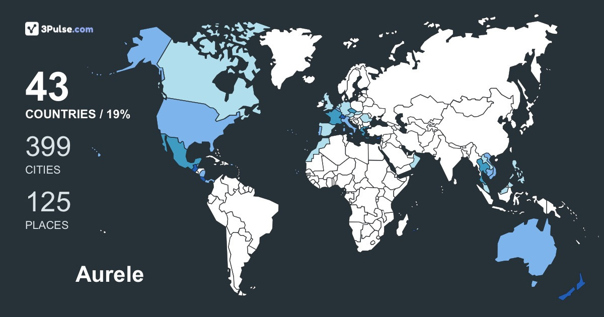 Изображение Карты путешествий Aurele Fab