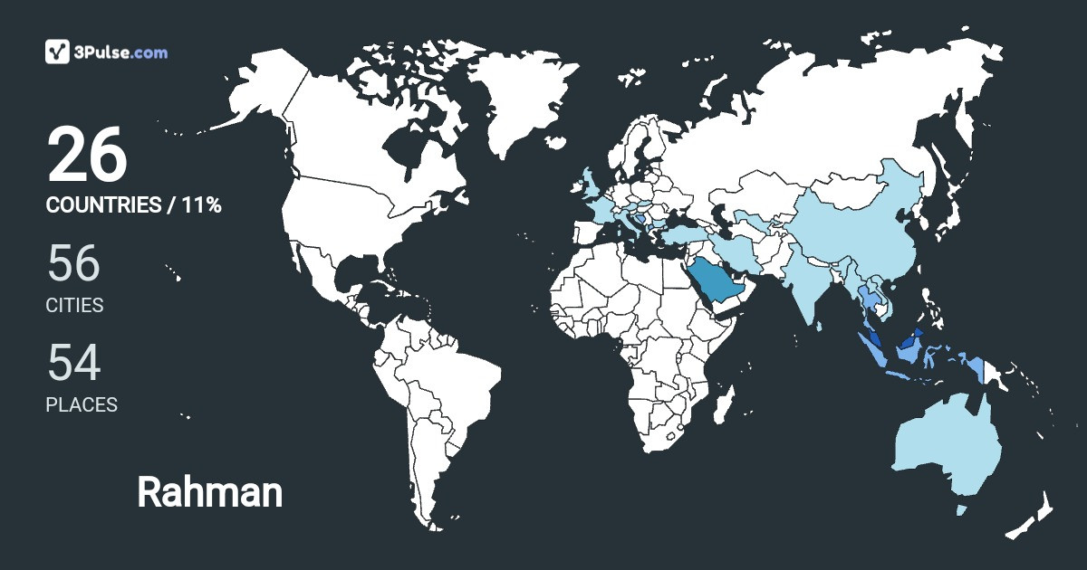 Изображение Карты путешествий Rahman Rahim