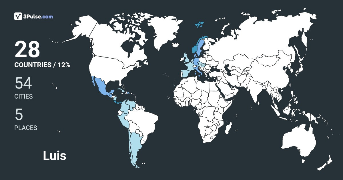 Luis Sol-Mach's Travel Map Image