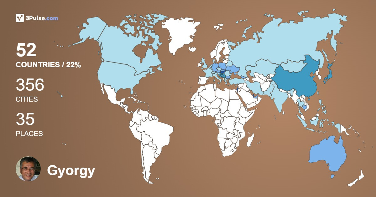 Изображение Карты путешествий Gyorgy Ujlaki