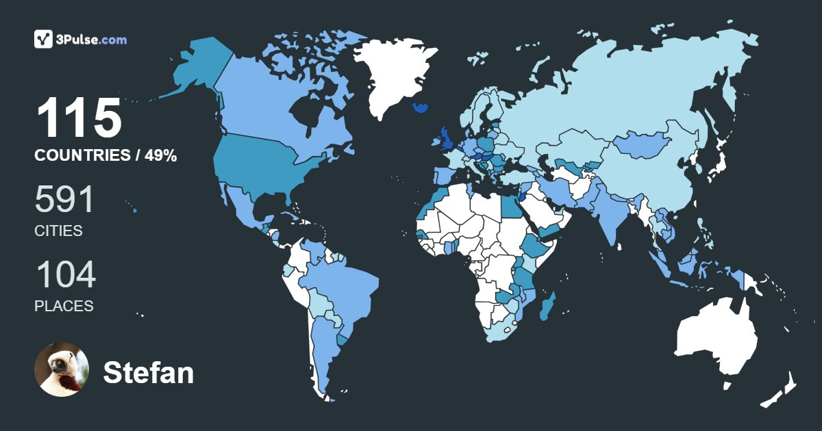 Изображение Карты путешествий Stefan Ahammer