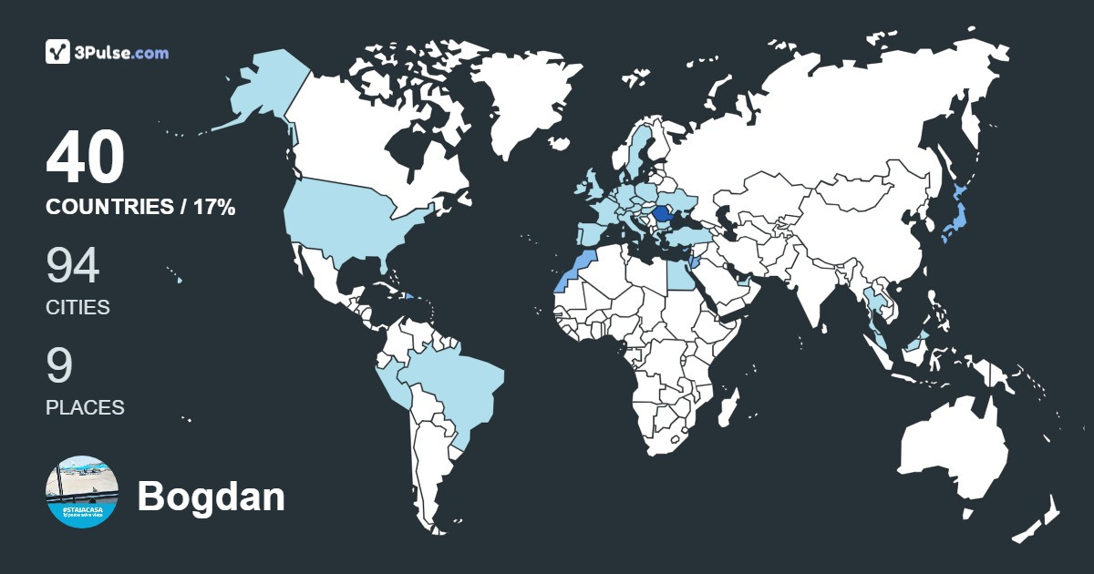Изображение Карты путешествий Bogdan Avramiuc