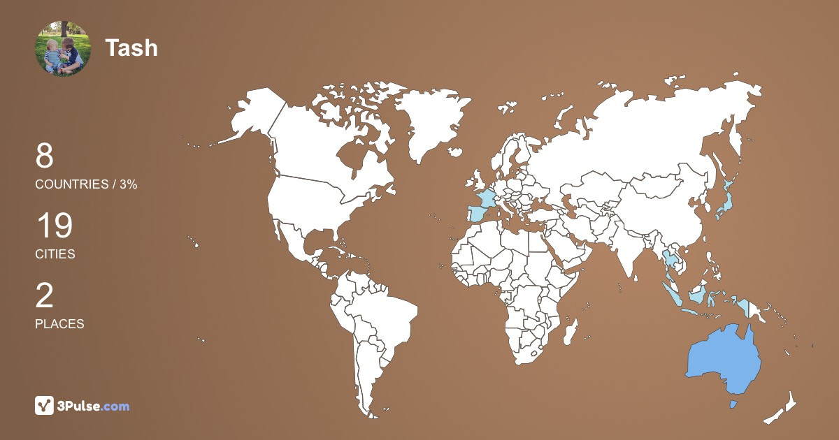 Изображение Карты путешествий Tash Jachmann