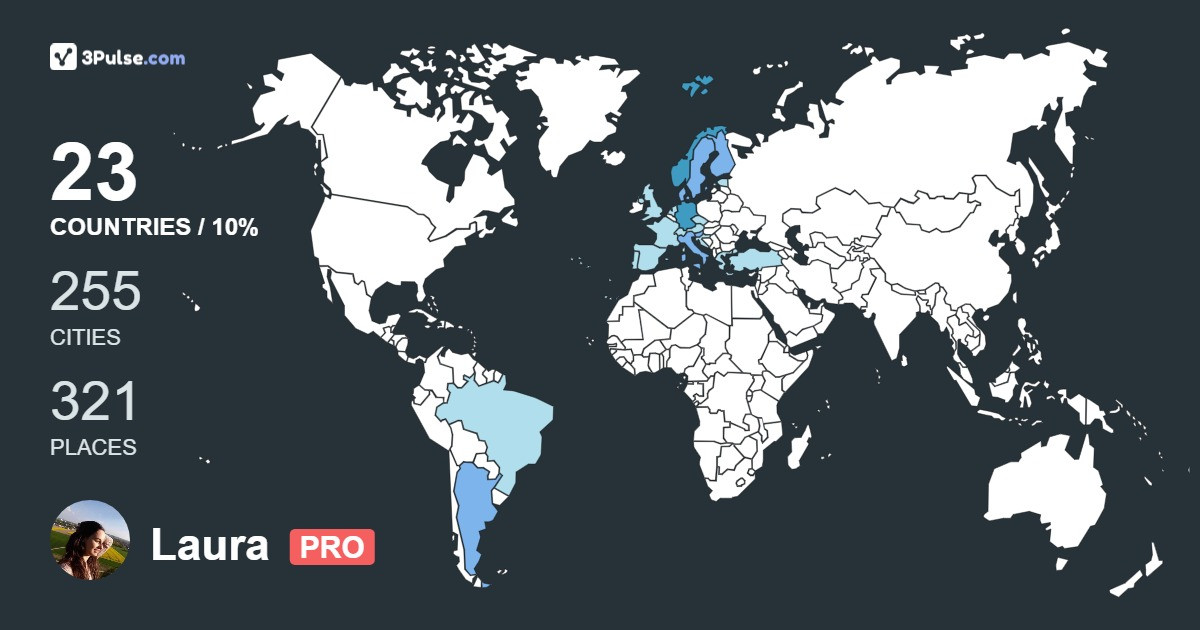 Изображение Карты путешествий Laura Holmer