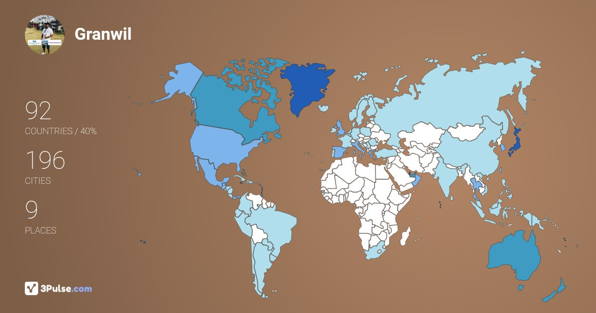 Изображение Карты путешествий Granwil Dsouza