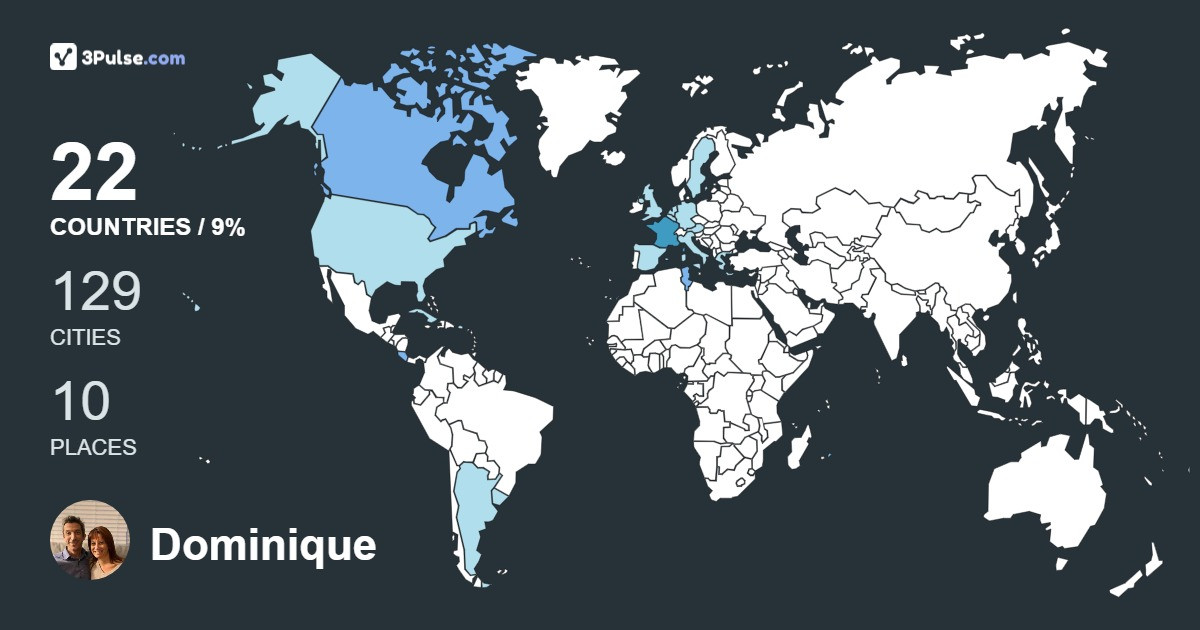 Изображение Карты путешествий Dominique Nogues