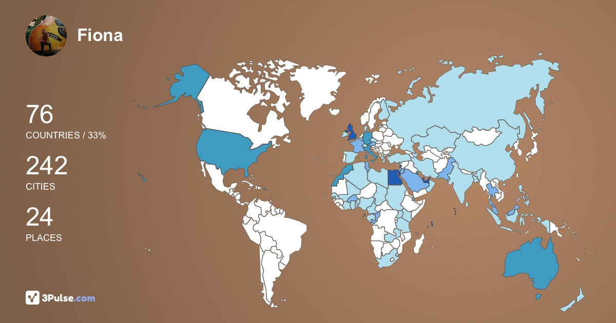 Изображение Карты путешествий Fiona Allison