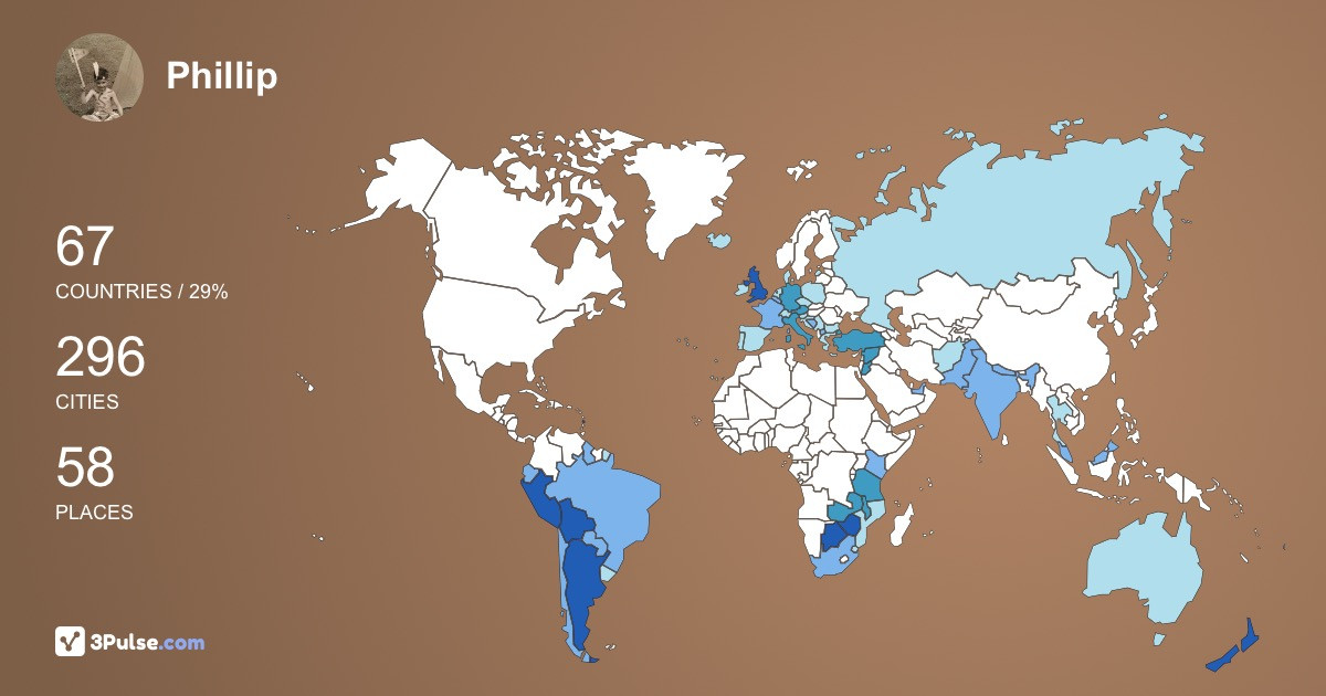 Изображение Карты путешествий Phillip Page