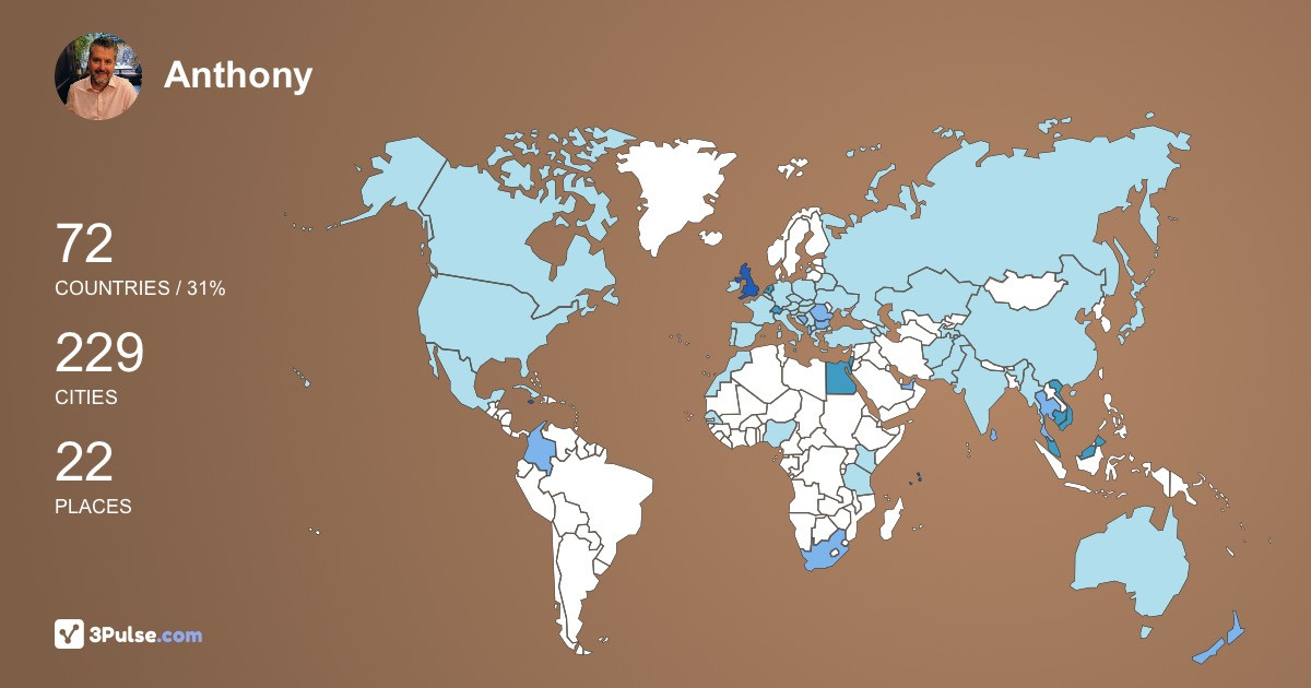 Изображение Карты путешествий Anthony William