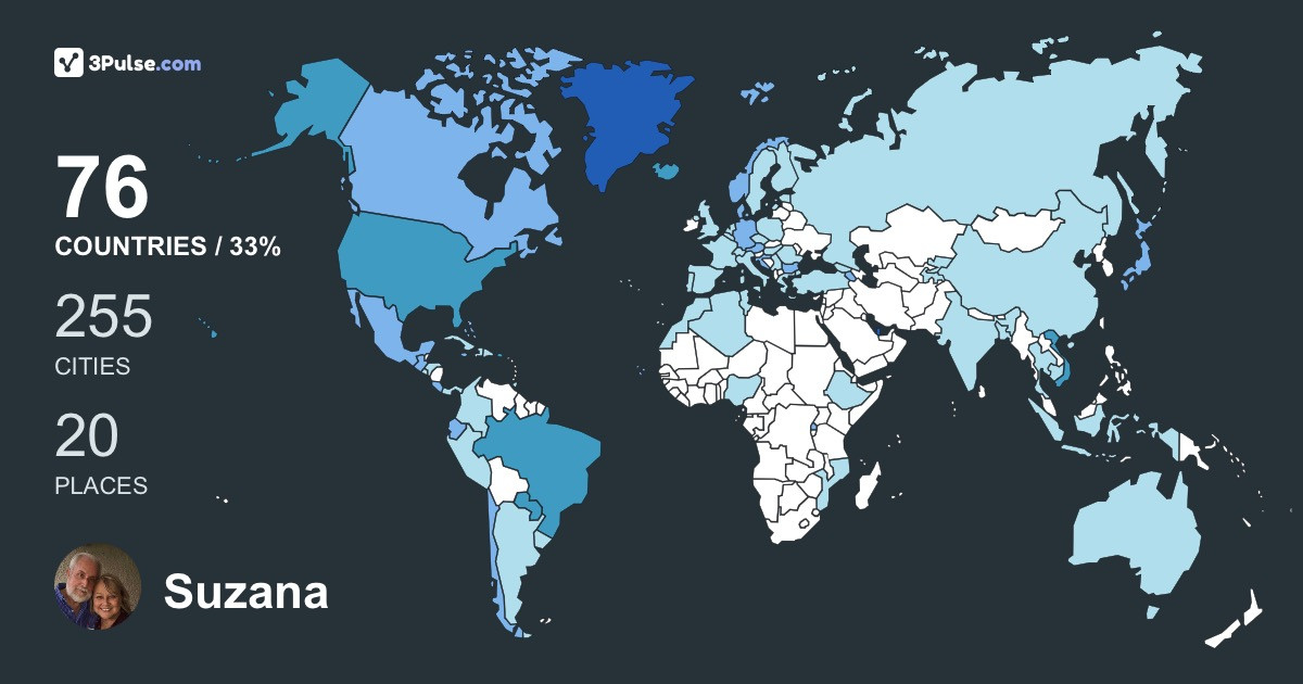 Изображение Карты путешествий Suzana Abbott