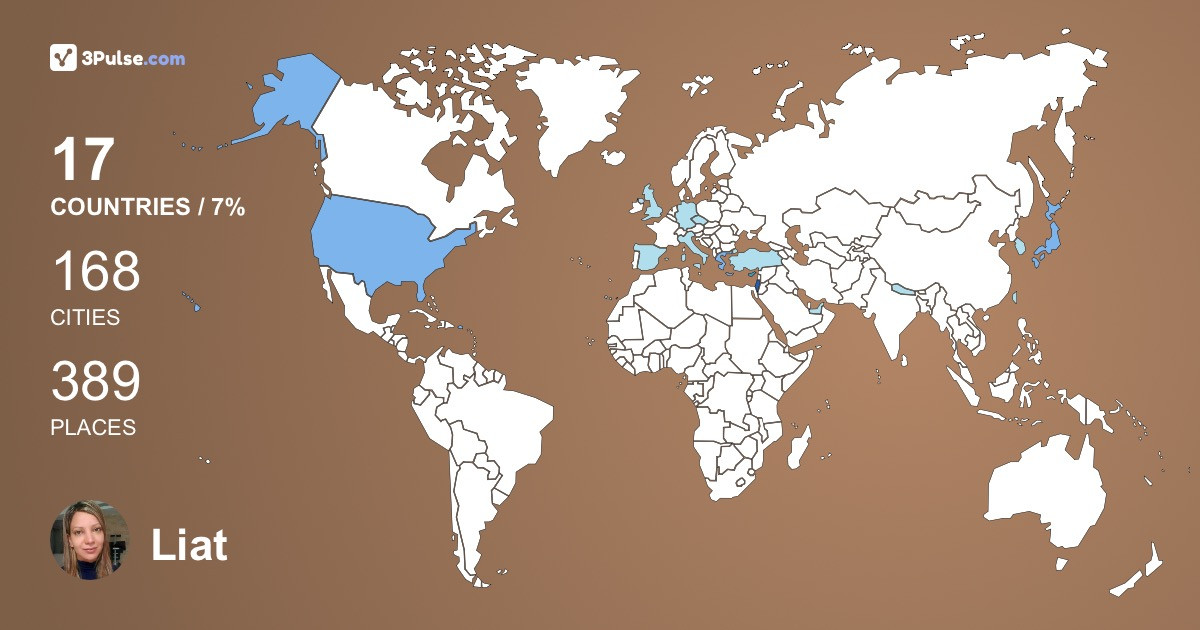 Изображение Карты путешествий Liat Barhum