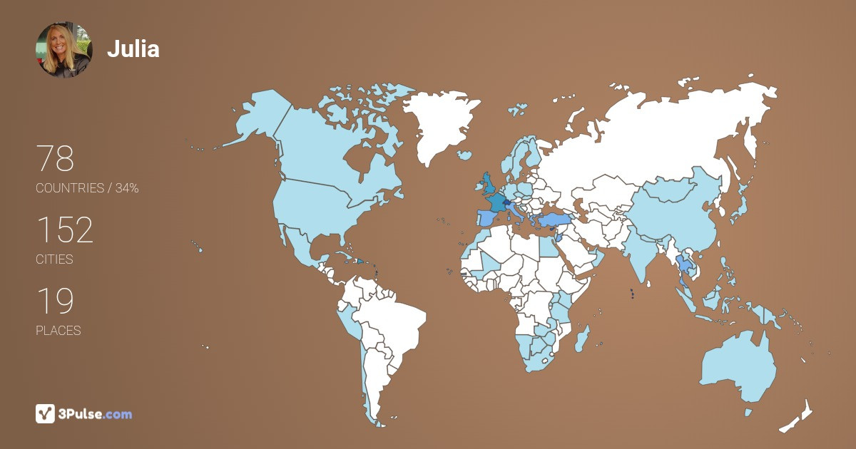 Изображение Карты путешествий Julia Forse