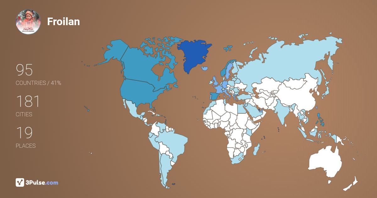 Изображение Карты путешествий Froilan Dela-Cruz