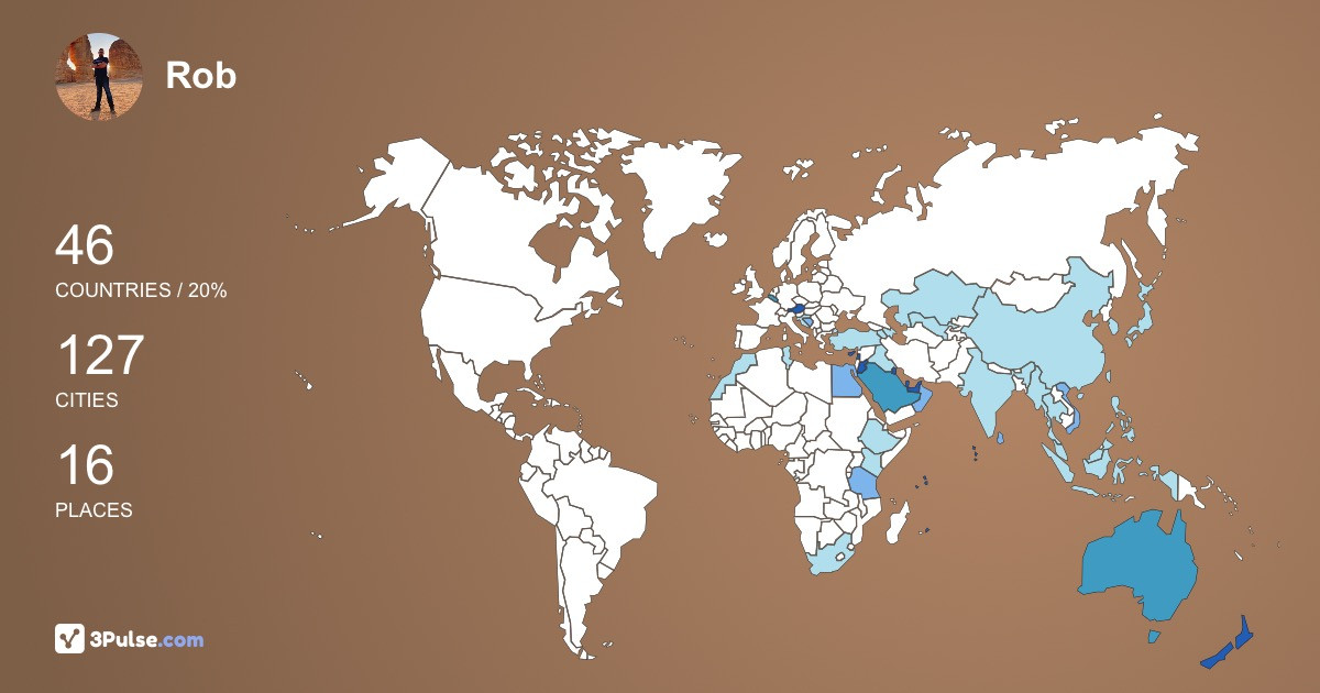 Изображение Карты путешествий Rob Arrow