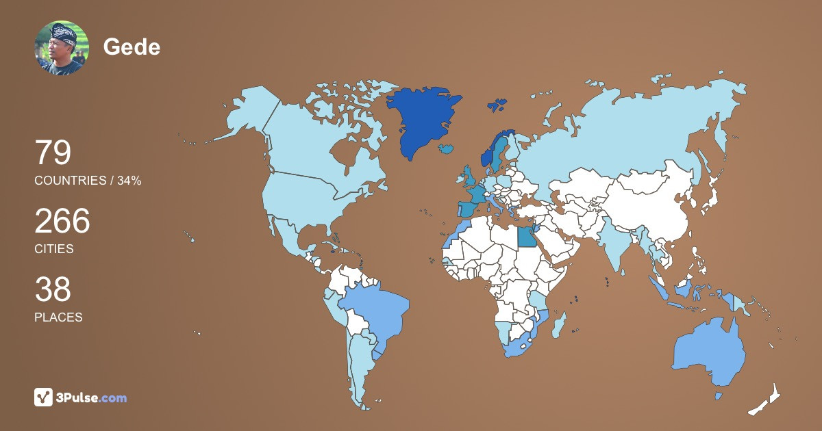 Изображение Карты путешествий Gede Danantara