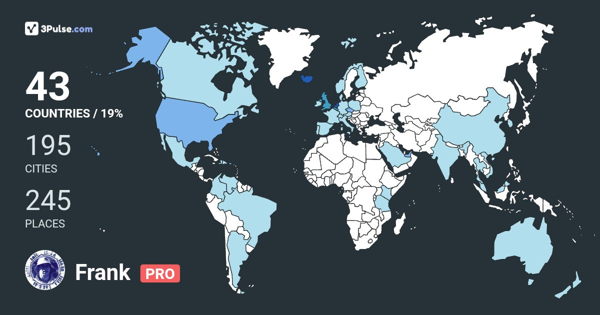 Изображение Карты путешествий Frank van-den-Boom