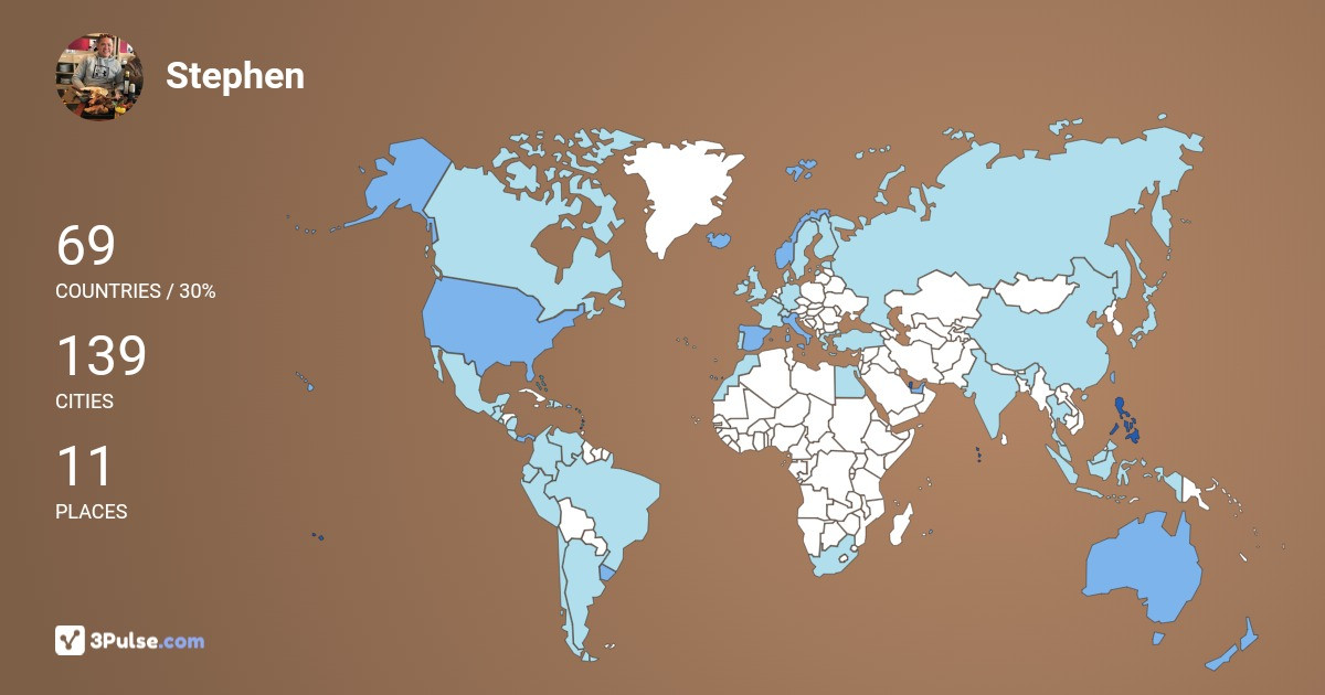 Изображение Карты путешествий Stephen Ramos