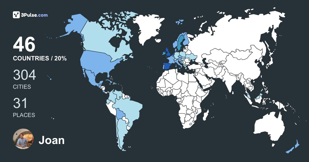 Изображение Карты путешествий Joan Ferrer