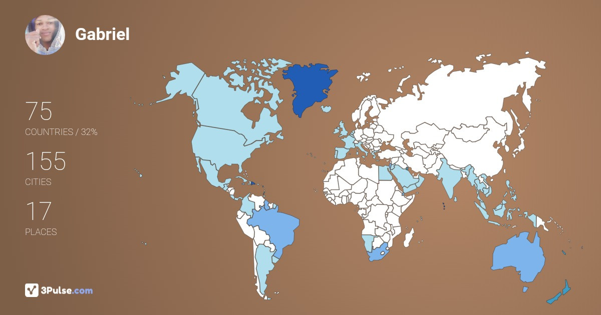 Изображение Карты путешествий Gabriel Santana