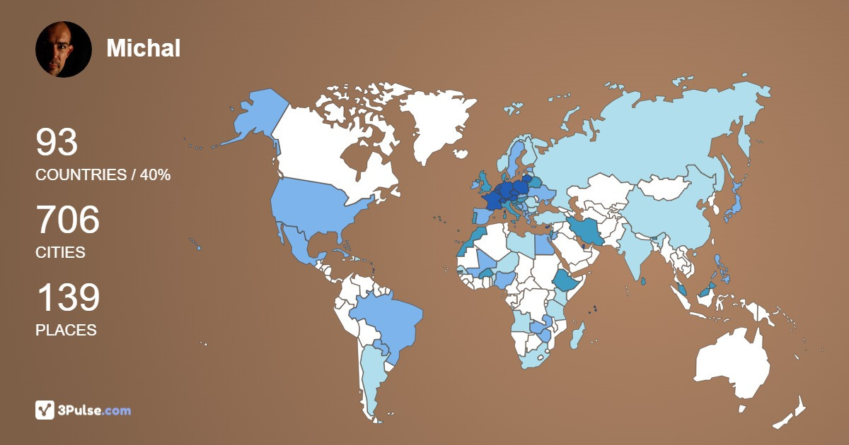 Изображение Карты путешествий Michal Czaplicki