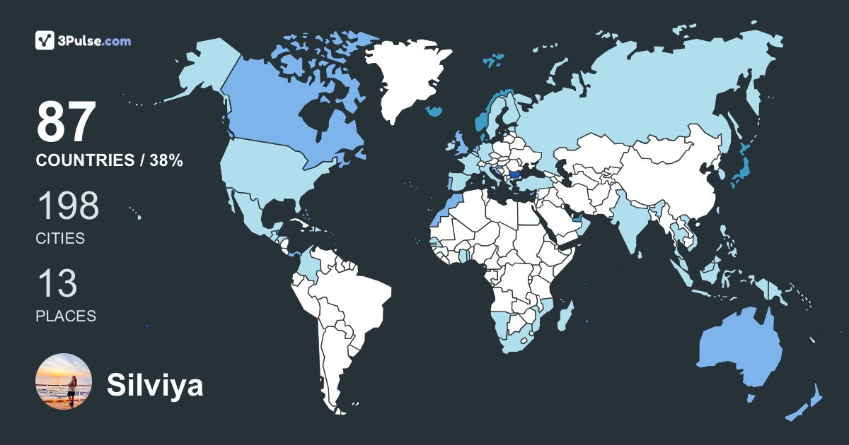 Изображение Карты путешествий Silviya Yordanova