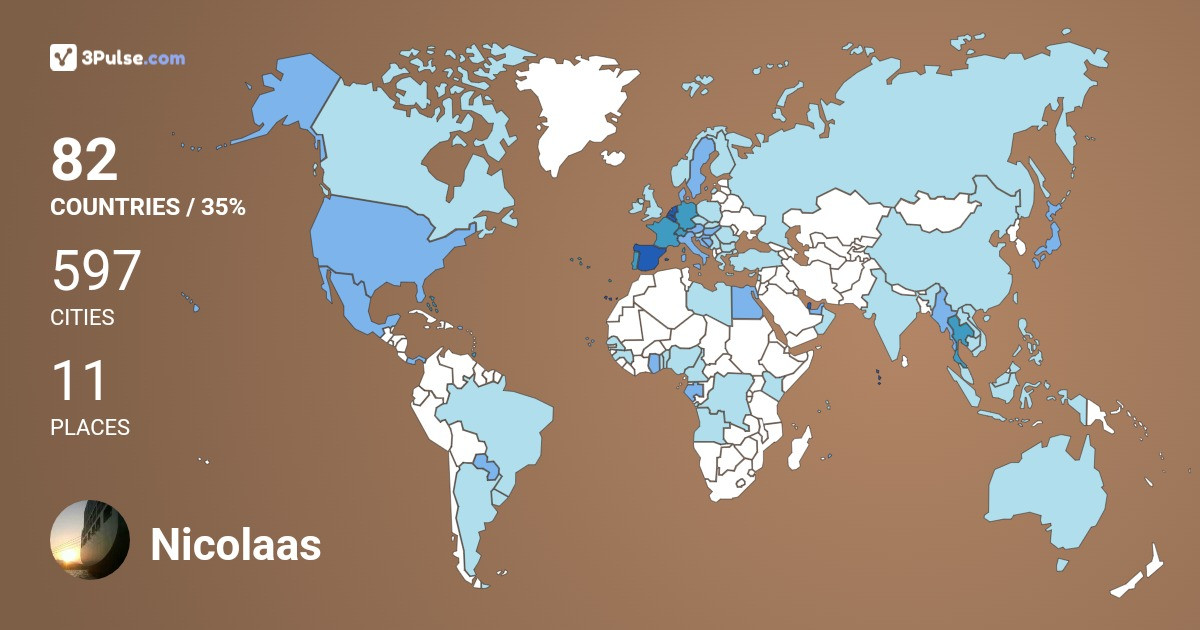 Изображение Карты путешествий Nicolaas van-Crombruggen