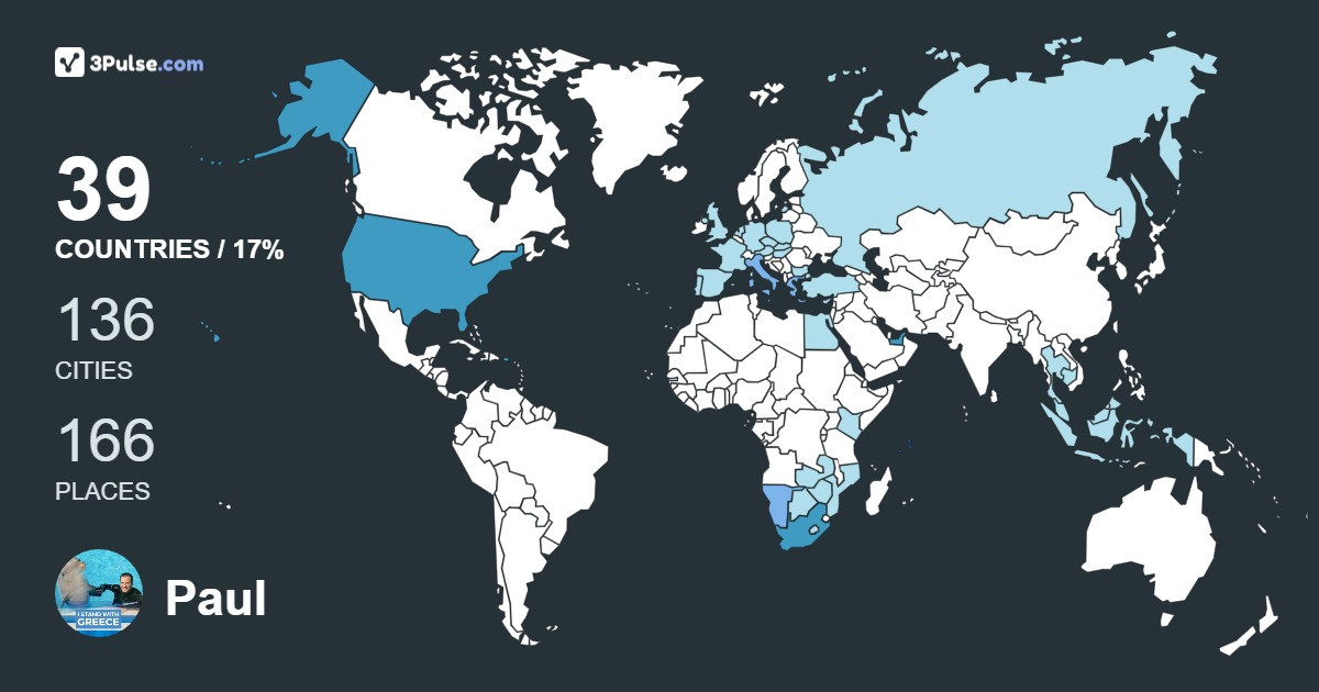 Изображение Карты путешествий Paul Stephanis