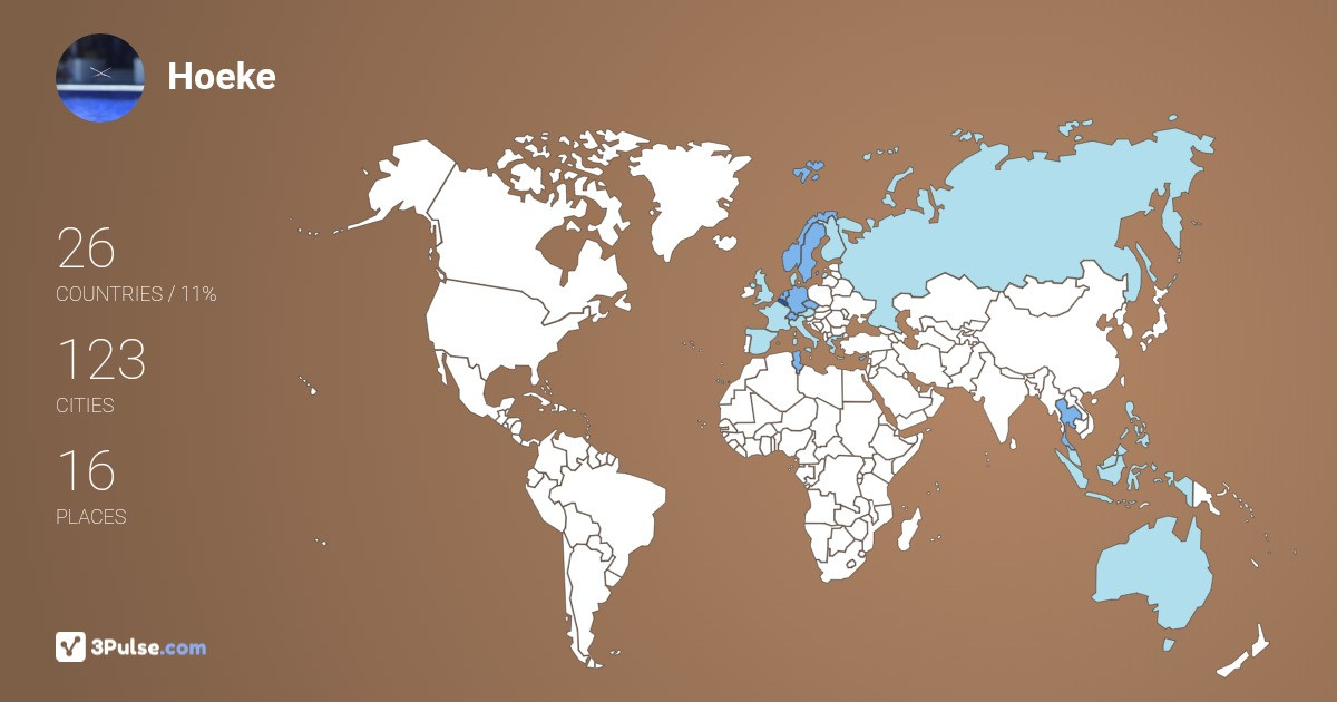Изображение Карты путешествий Hoeke Dijkstra