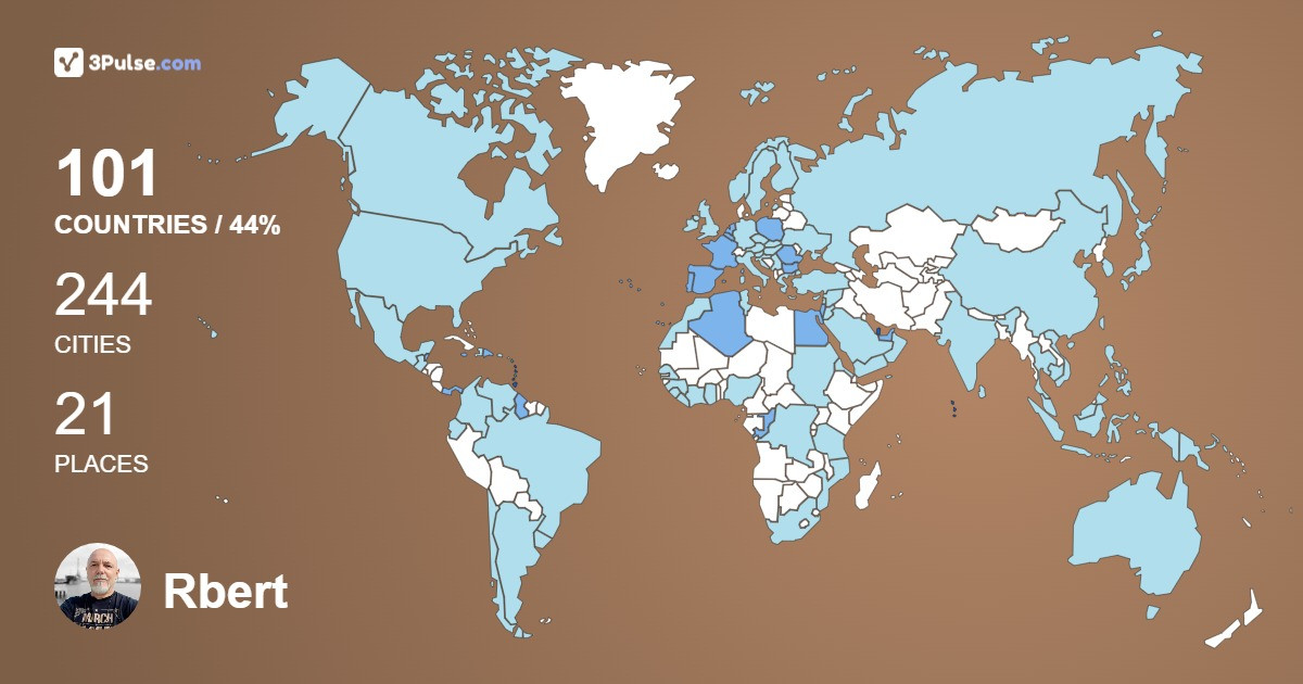 Изображение Карты путешествий Rbert Berkes