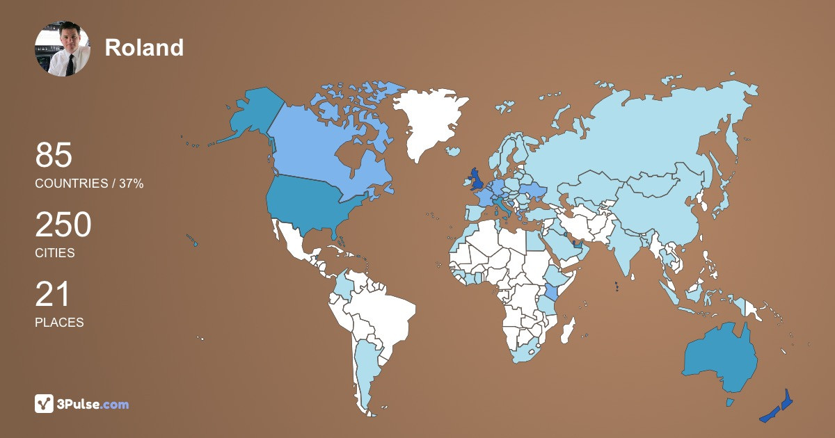 Изображение Карты путешествий Roland Dangerfield