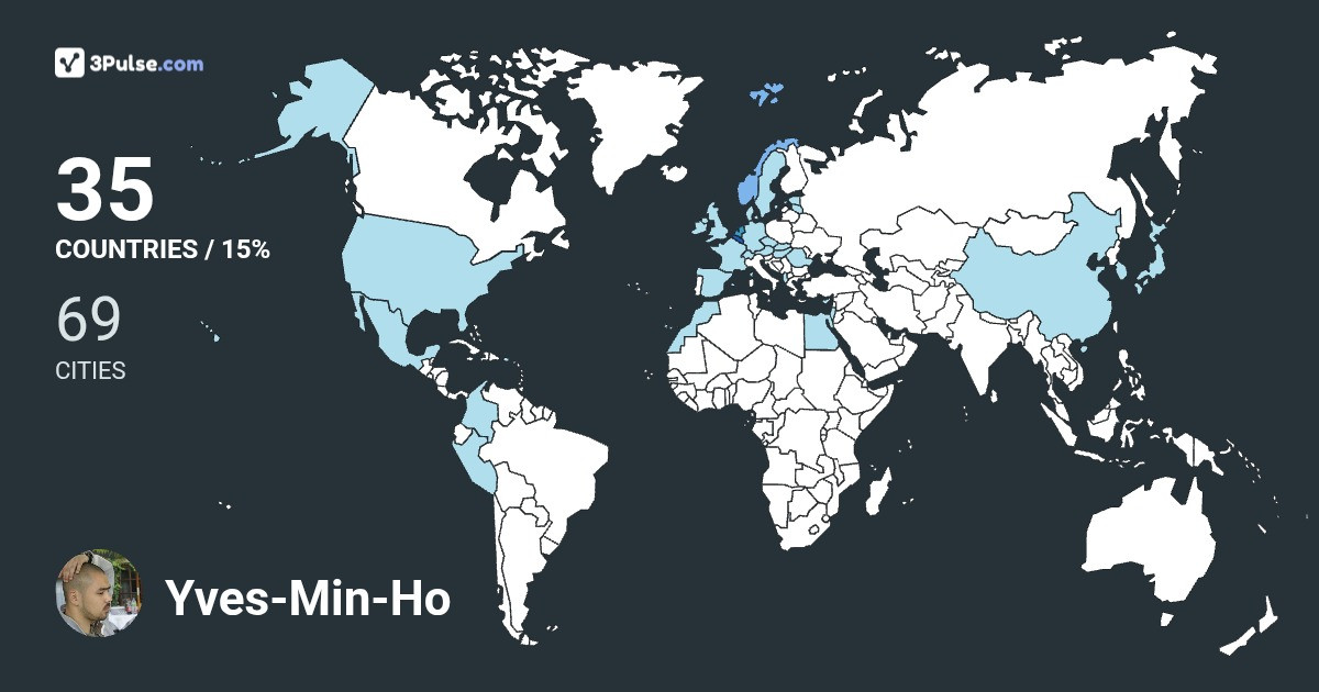 Изображение Карты путешествий Yves-Min-Ho Vloebergs
