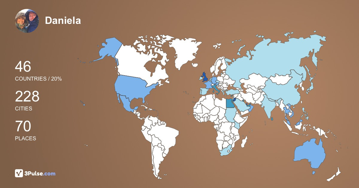 Изображение Карты путешествий Daniela Macdonald
