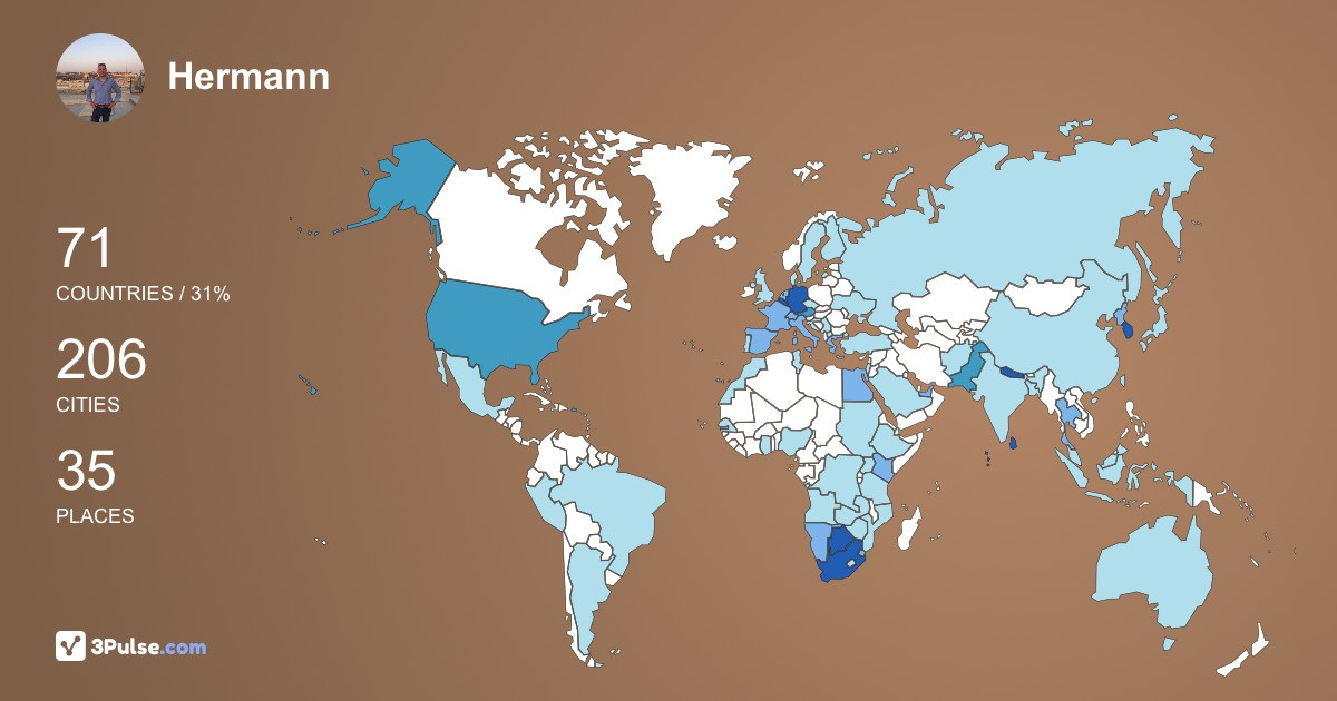 Изображение Карты путешествий Hermann Zunker