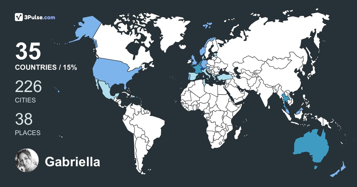 Gabriella Urfer-Nagel's Travel Map Image