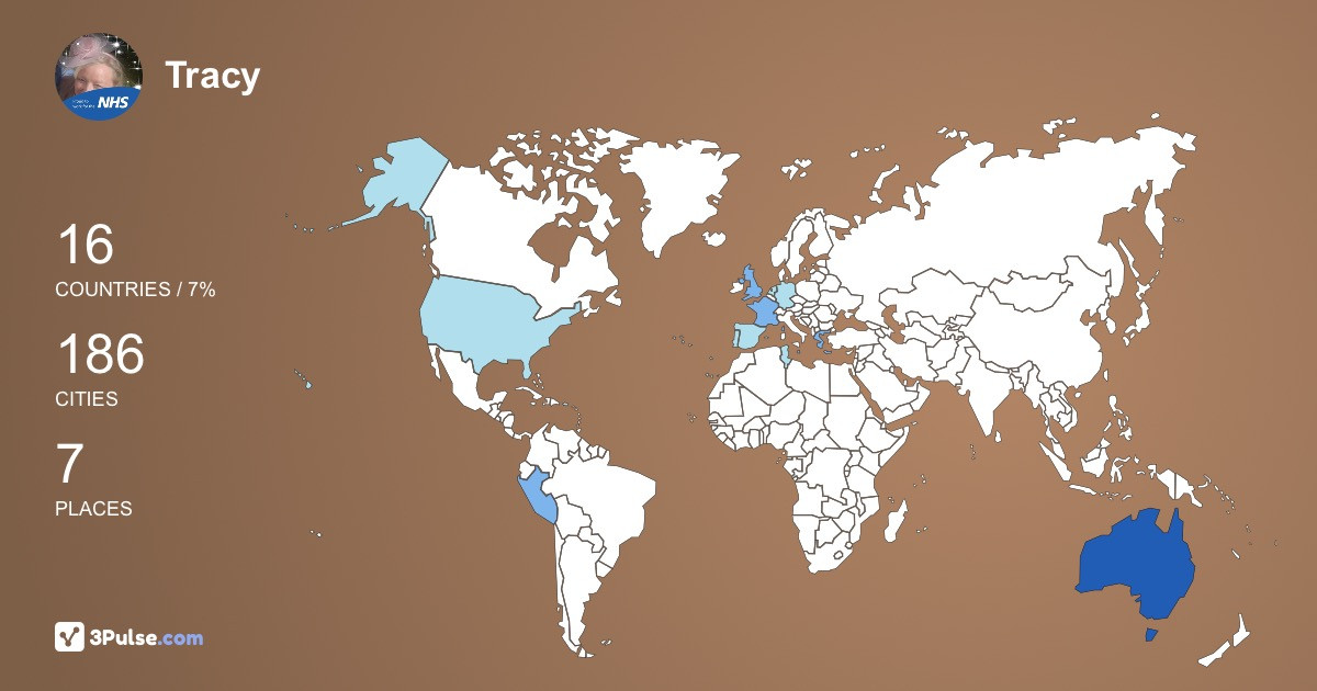 Изображение Карты путешествий Tracy Ennis