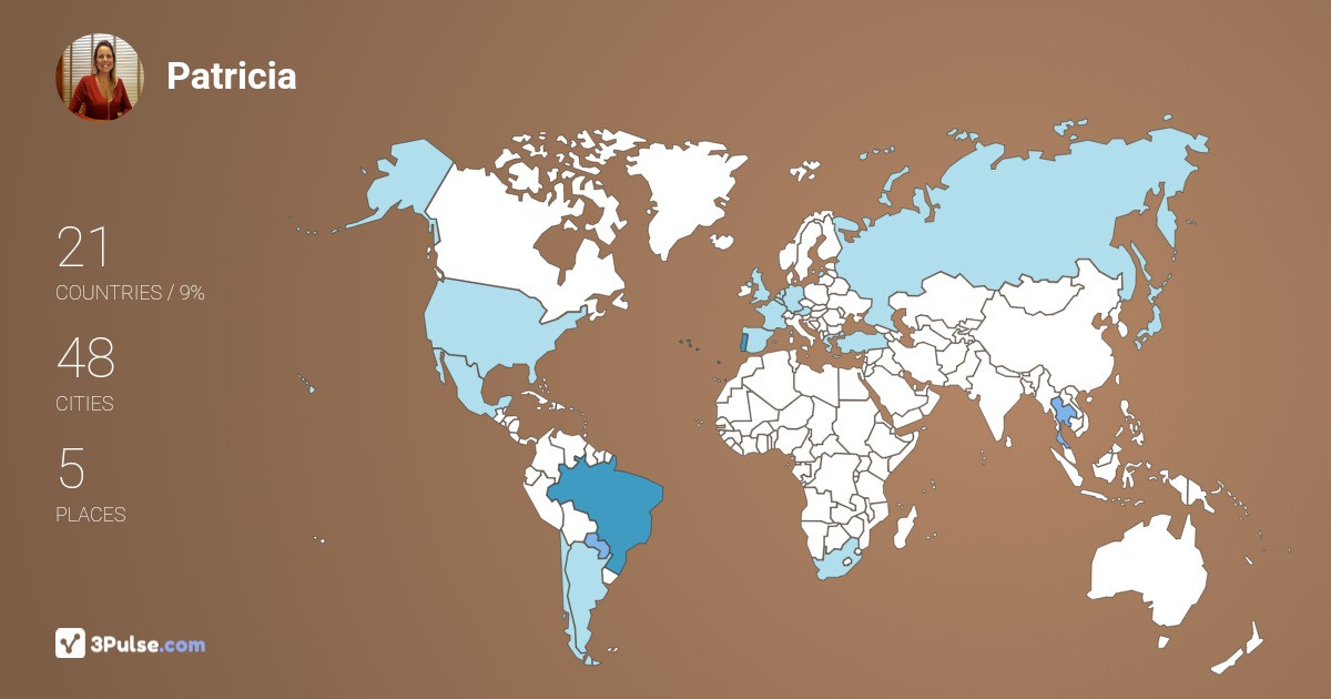 Patricia Leal-Gestic's Travel Map Image