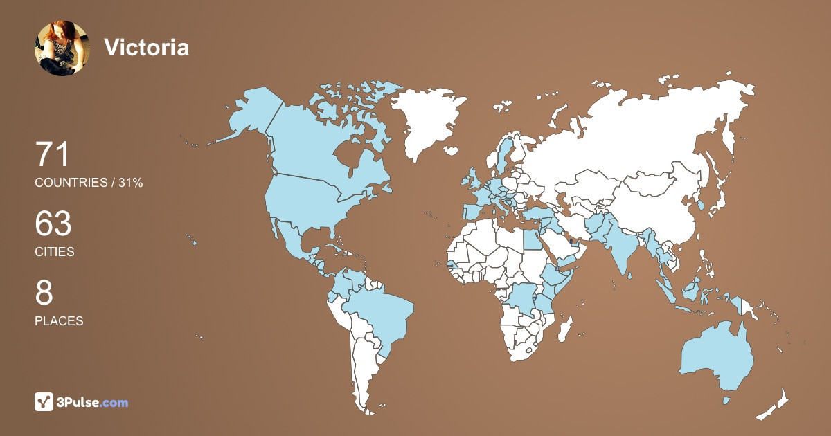 Изображение Карты путешествий Victoria Joignant