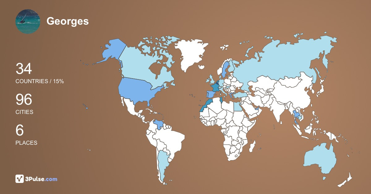 Изображение Карты путешествий Georges Rey