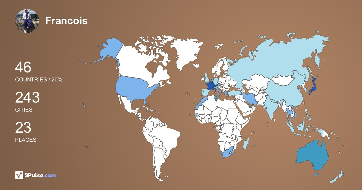Изображение Карты путешествий Francois Roca