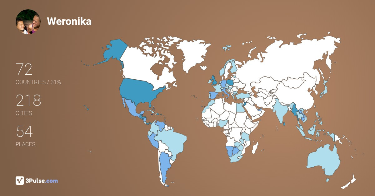 Изображение Карты путешествий Weronika Kozlowska