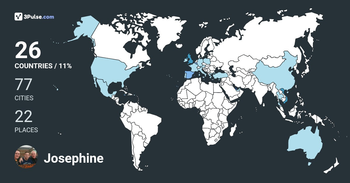 Изображение Карты путешествий Josephine Oreilly