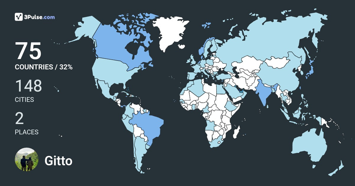 Изображение Карты путешествий Gitto Sabu