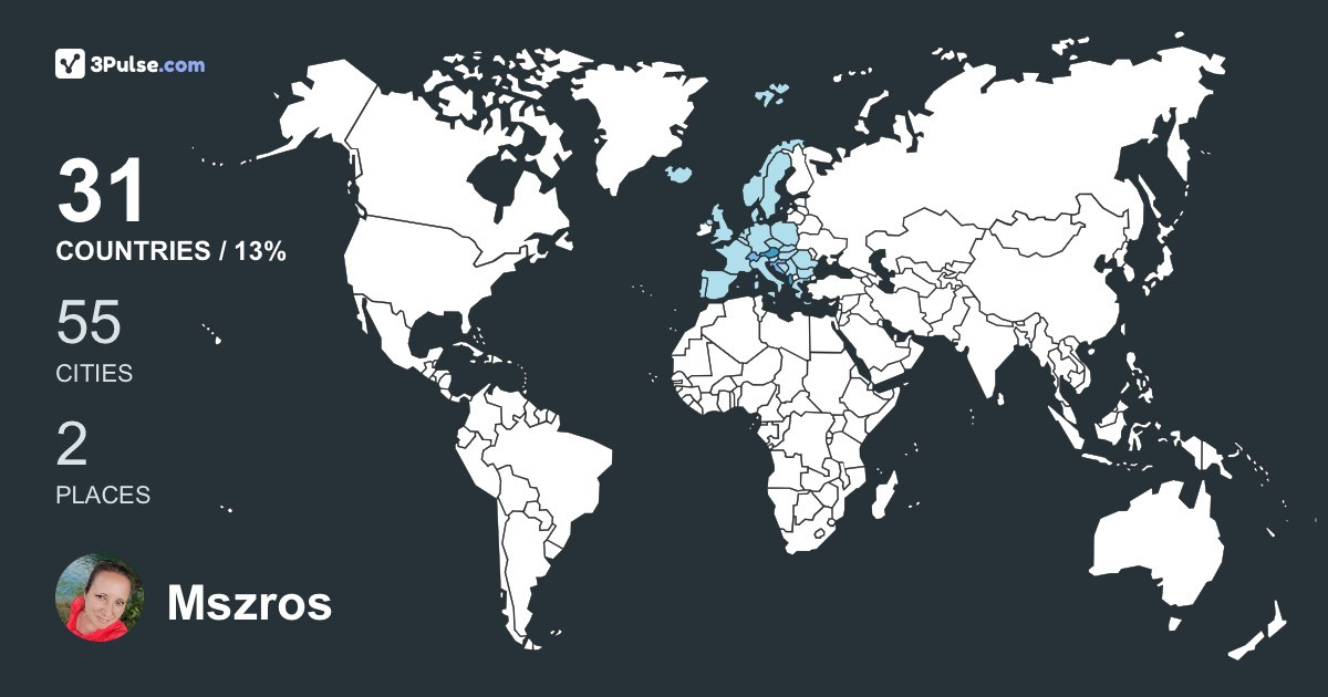 Mszros Bianka's Travel Map Image
