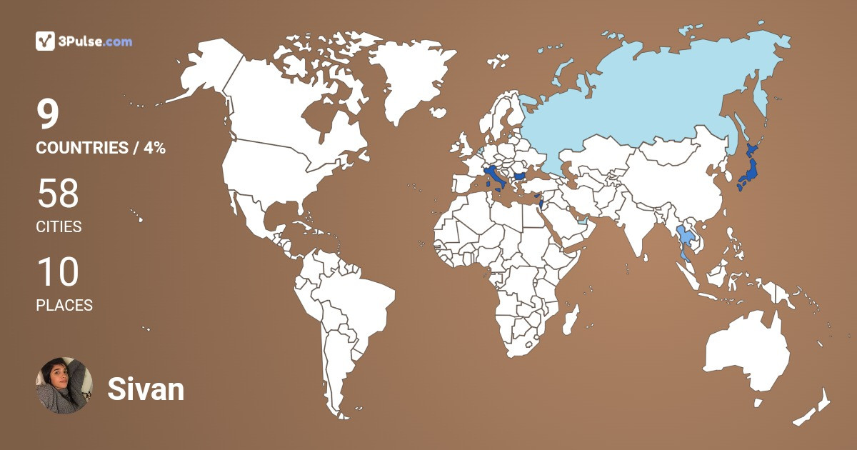 Изображение Карты путешествий Sivan Yarimi