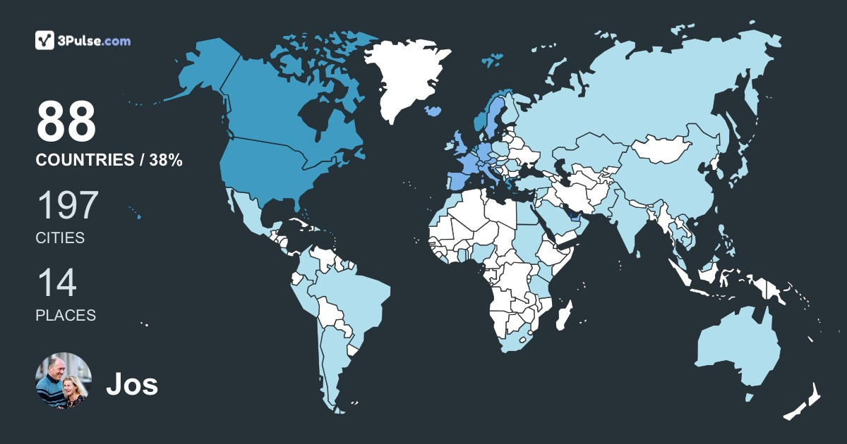 Изображение Карты путешествий Jos Arkema-Hassing