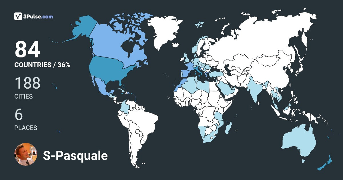 S-Pasquale de-Cesare's Travel Map Image