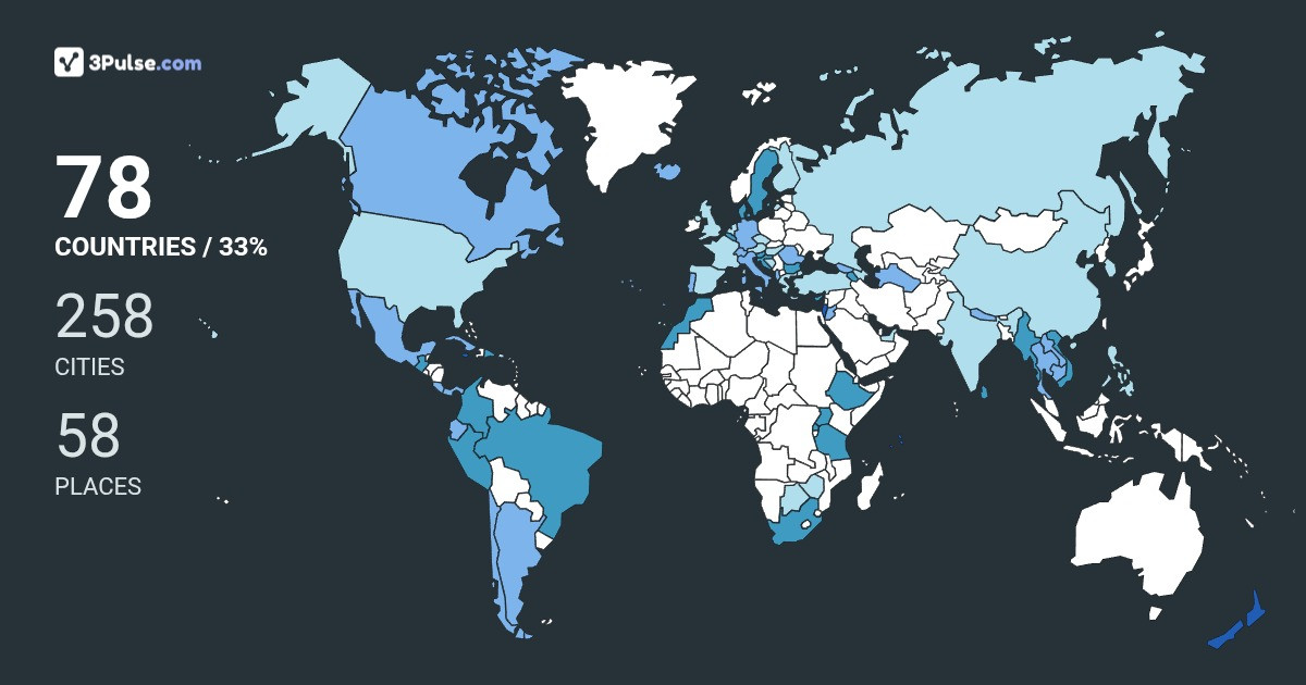 eb478b1's Travel Map Image