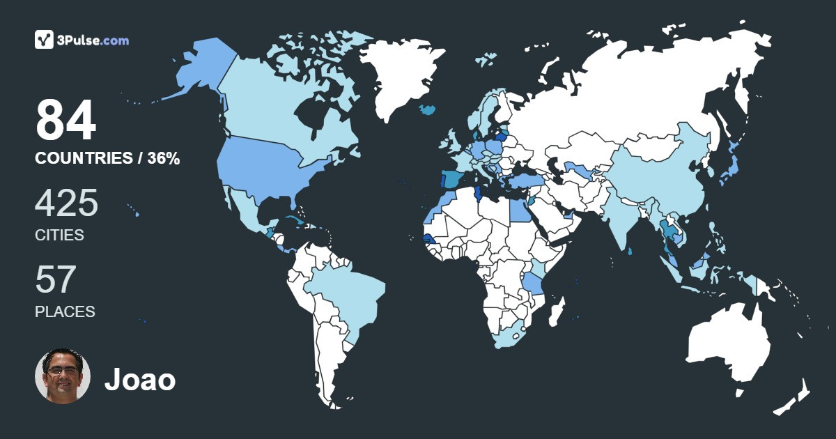 Joao Lucas's Travel Map Image